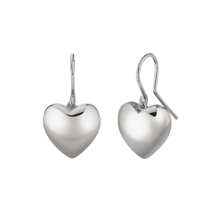 Lily Heart Earrings